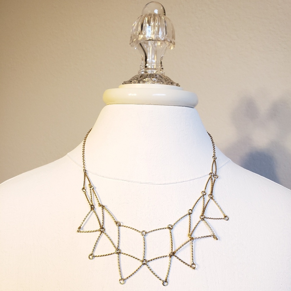 Gold tone necklace